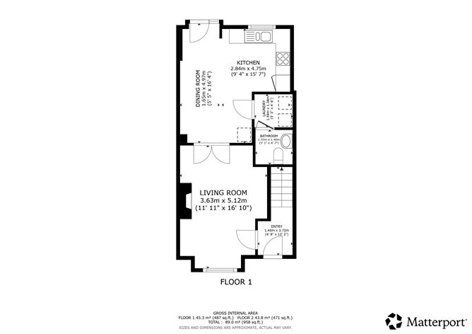 Floor plan — 13 Boroimhe Hazel, Swords, County Dublin