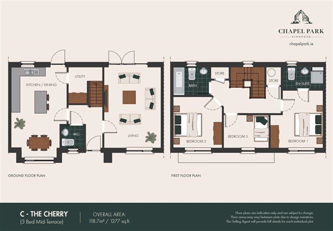 Floor plan — The Cherry, Chapel Park, Kinnegad, Westmeath