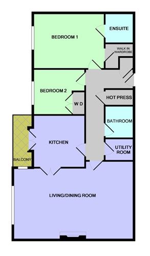 Apt. 19, House 1, Linden Square, Grove Avenue,, Blackrock, County Dublin