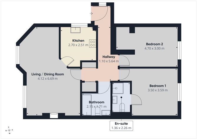 Floor plan — 47 The View, Rochfort Manor, Graiguecullen, Carlow Town