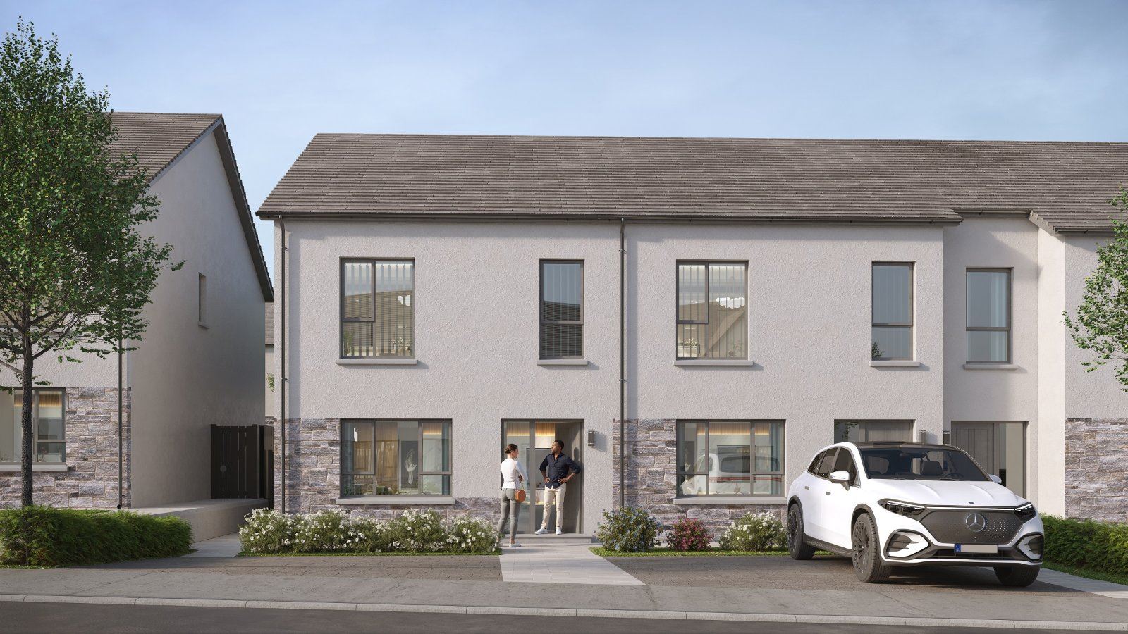 3 Bed Mid Terrace House Type E1, Bun An Chnoic, Moycullen, Co. Galway