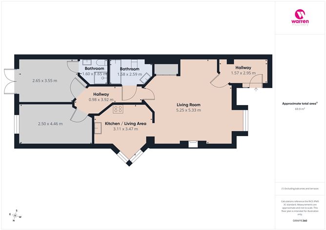 Floor plan — No. 56 'Seville Lawns', Callan Road, Kilkenny, Kilkenny