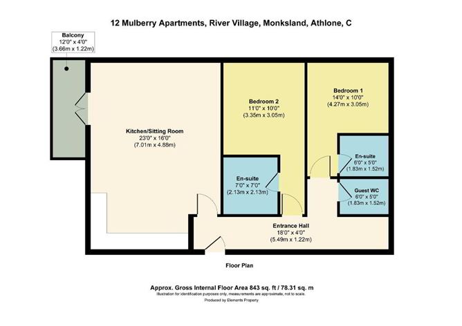 12 Mulberry Apartments, River Village, Monksland, Athlone, Roscommon