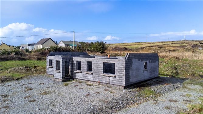 Unfinished House Located At Aughrismore, Claddaghduff, Galway
