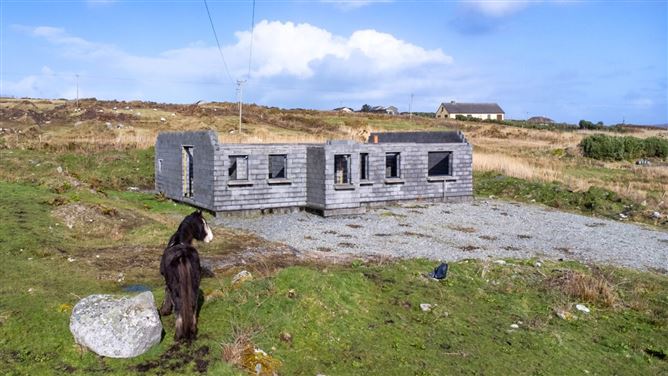 Unfinished House Located At Aughrismore, Claddaghduff, Galway