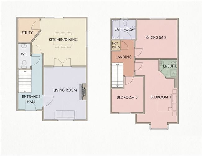 Floor plan — 4 Bellefield Springs, Enniscorthy, Co. Wexford