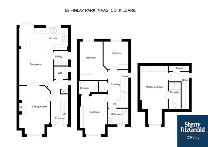 Floor plan — 58 Finlay Park, Naas, Co. Kildare
