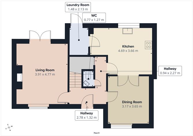 Floor plan — 9 Lambourne Park , Donabate,   County Dublin