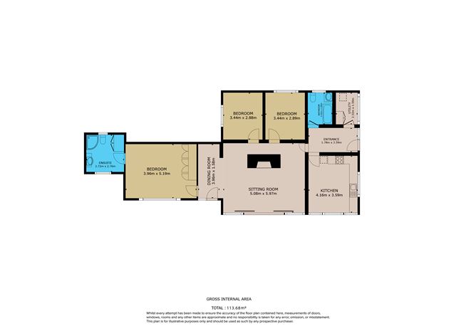 Floor plan — Brylands, Inchintaggart, Glengarriff, Co. Cork