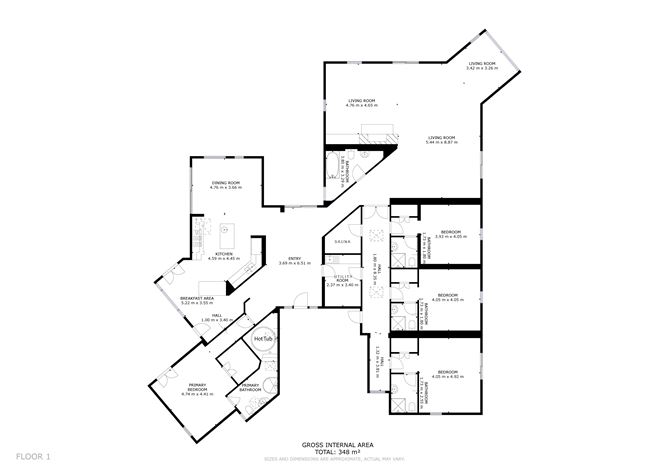 Floor plan — Coosheen, Schull,   West Cork