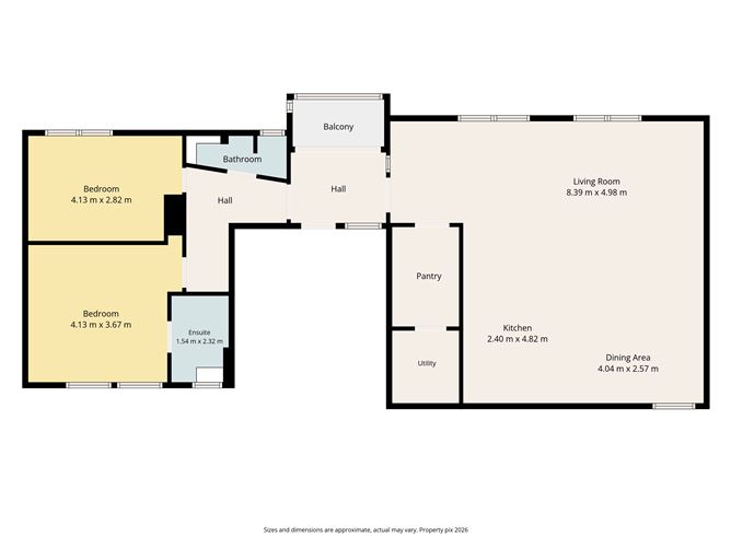 Floor plan — 8 The Daintree, Pleasants Place, Portobello, Dublin 8