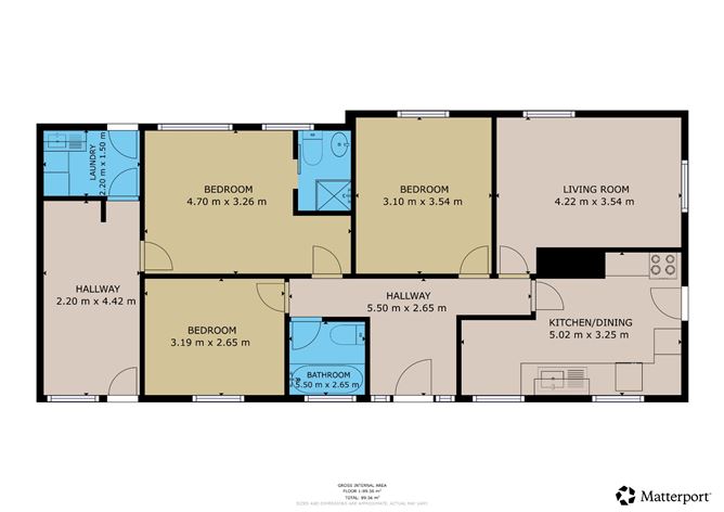 Floor plan — 37 Bray Road, Loughlinstown, Co. Dublin