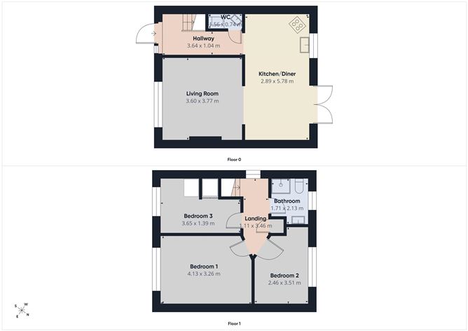 Floor plan — 145 The Laurels, Tullow Rd, Carlow Town, Carlow