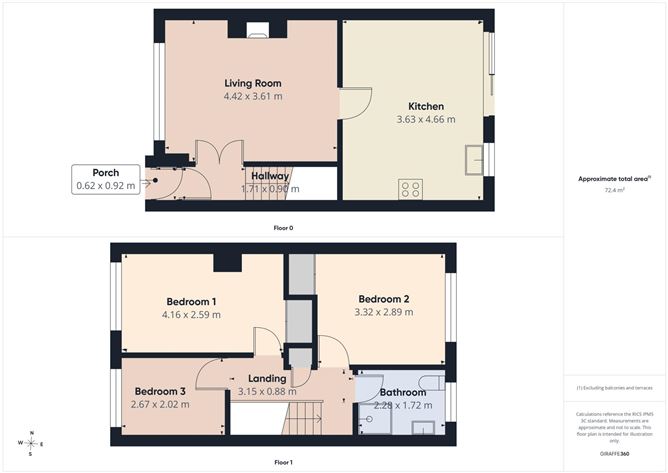 Floor plan — 39 Ashcroft, Raheny, Dublin 5