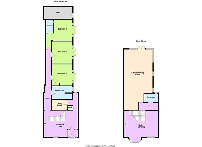 Floor plan — Iona, Newtownsmith, Sandycove, Co. Dublin