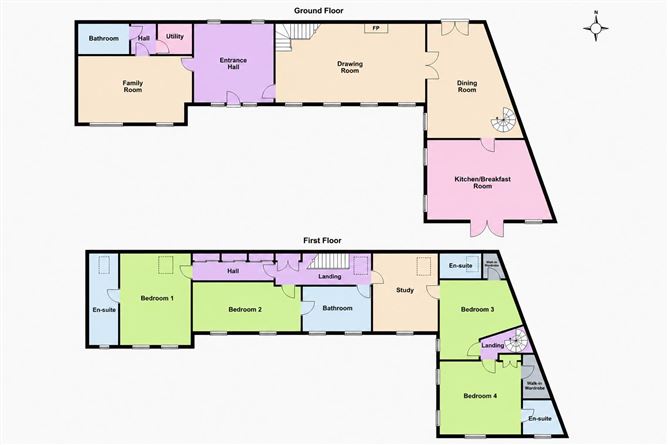Floor plan — Avondale, Seafield Road, Killiney, Co. Dublin