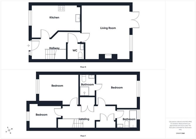 Floor plan — 49 Churchfields, Ashbourne, Co. Meath
