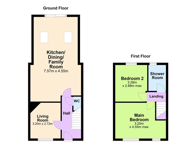Floor plan — 141 St Columbanus Road, Dundrum, Dublin 14