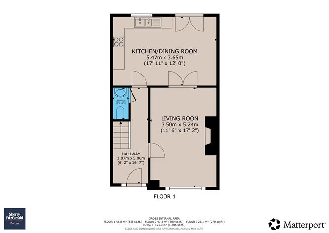 Floor plan — 17 Lakeview, Castlebar, Co. Mayo