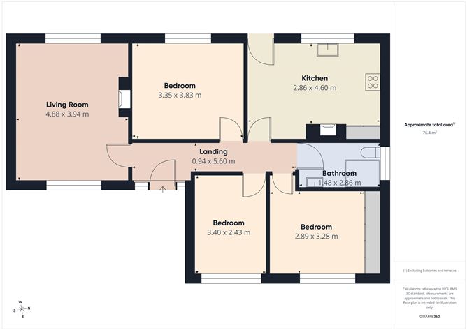 Floor plan — 41 Millmount, Mullingar, Westmeath