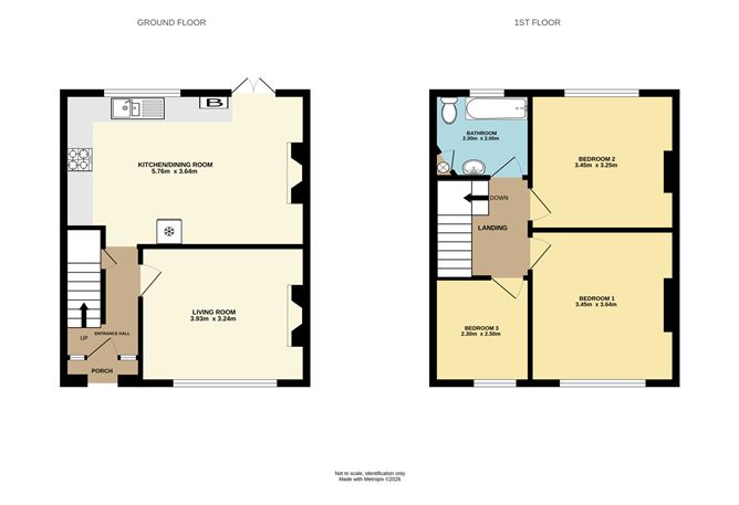 Floor plan — 94 New Ireland Road, Rialto, Dublin 8