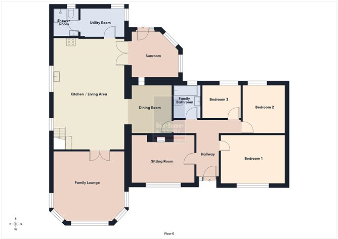 Floor plan — "Stella Maris", Burrow, Rosslare Strand, Wexford