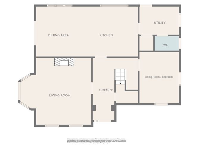 Floor plan — Burrow View, Moorfields, Rathaspeck, Wexford