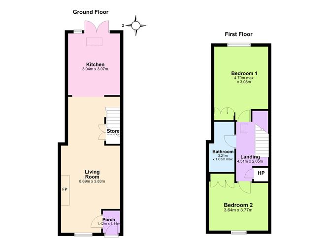Floor plan — 42 Aikenhead Terrace, Ringsend, Dublin 4