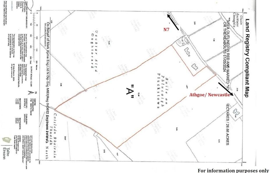 c. 28.66 AC / 11.60 HA Non Residential Lands, Pluckstown, Straffan, Co. Kildare