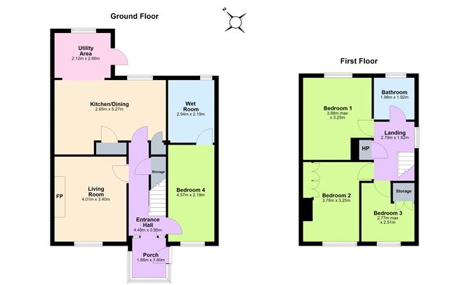 Floor plan — 64 College Rise, Drogheda, Louth