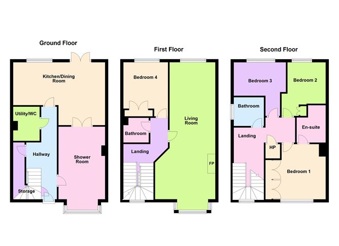 Floor plan — 1 Kelston Park, Foxrock, Dublin 18