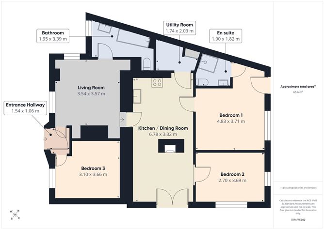 Floor plan — Dunedin, 20 Monkstown Avenue, Monkstown, County Dublin