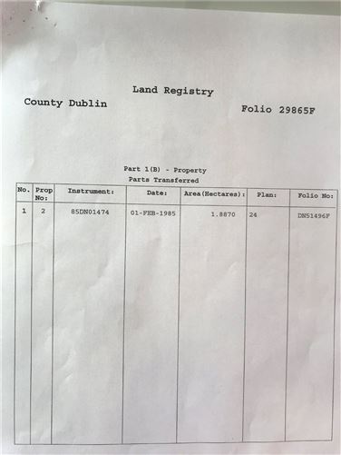 Site @ Cruagh, Cruagh Road, Rathfarnham, Dublin 16