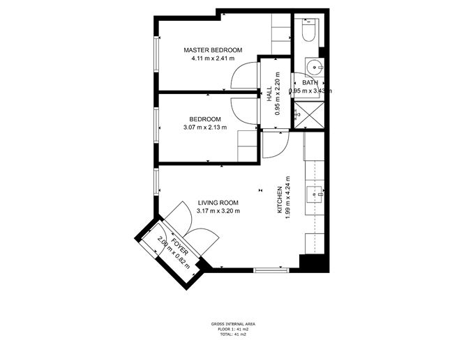 Apartment 26B Red Abbey Court, Margaret Street, Cork City, Cork