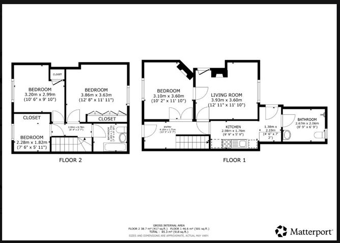 Floor plan — 3 Galtymore Road, Drimnagh, Dublin 12