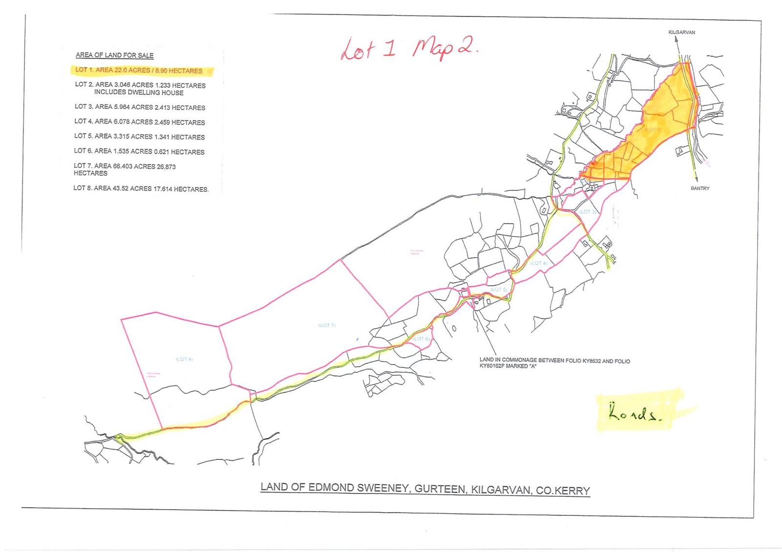 Lot 1, Gurteen, Kilgarvan, Co. Kerry Lot 1, Gurteen, Kilgarvan, Co. Kerry
