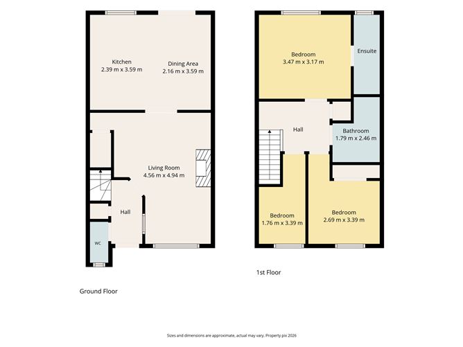 Floor plan — 18 Temple Square, Temple Road, Dartry,   Dublin 6