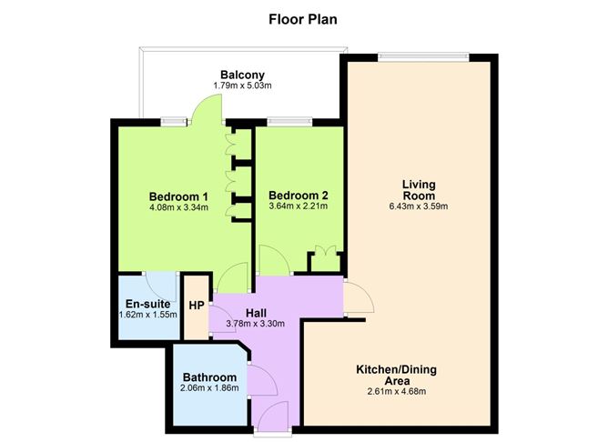 Floor plan — 57 The Willow, Trimbleston, Goatstown, Dublin 14