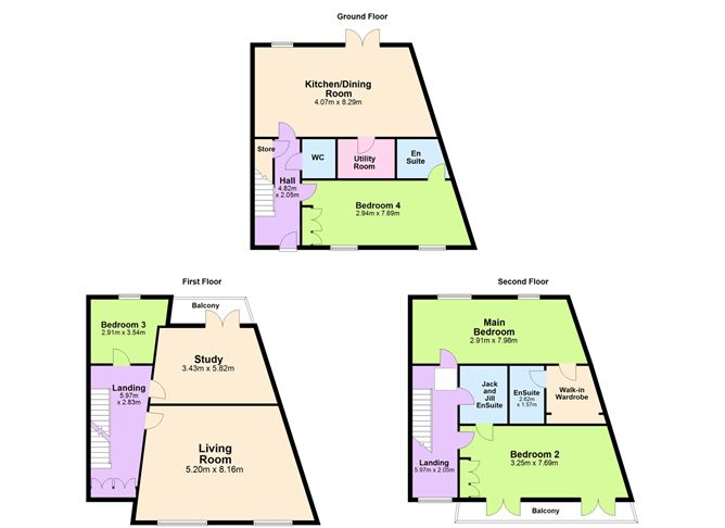 Floor plan — 5 Egremont, Church Road, Killiney, Co. Dublin