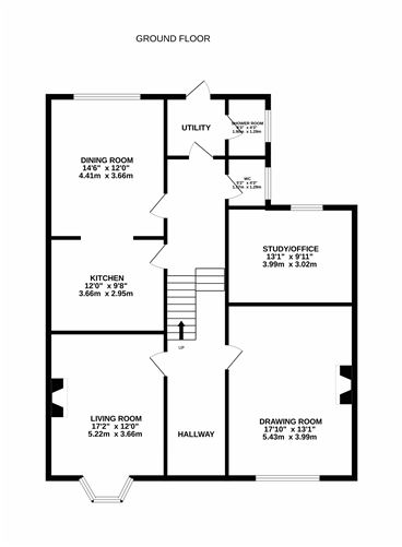 Floor plan — Springmount House, Church Road, Greystones, Co. Wicklow