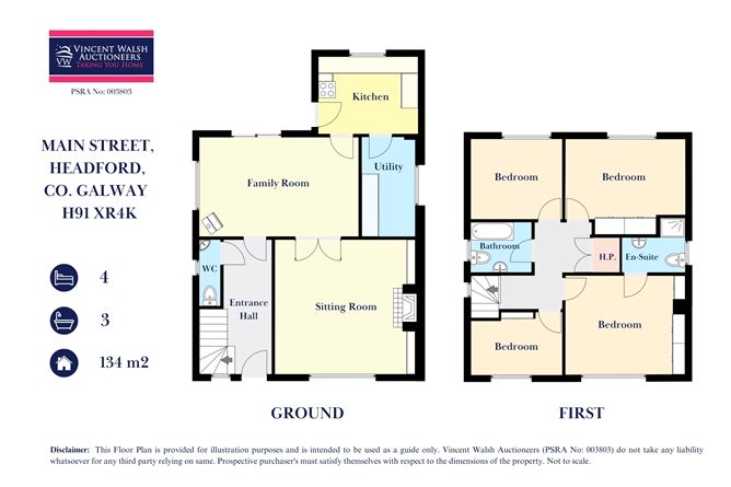 Floor plan — Main Street , Headford, Galway