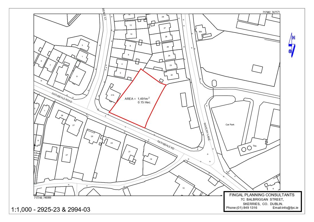 Site c. 0.15 Hectare (c. 0.37 Acre) at Rathbeale Road, Swords, County Dublin