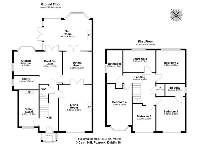 3 Cairn Hill, Westminster Road, Foxrock, Dublin 18