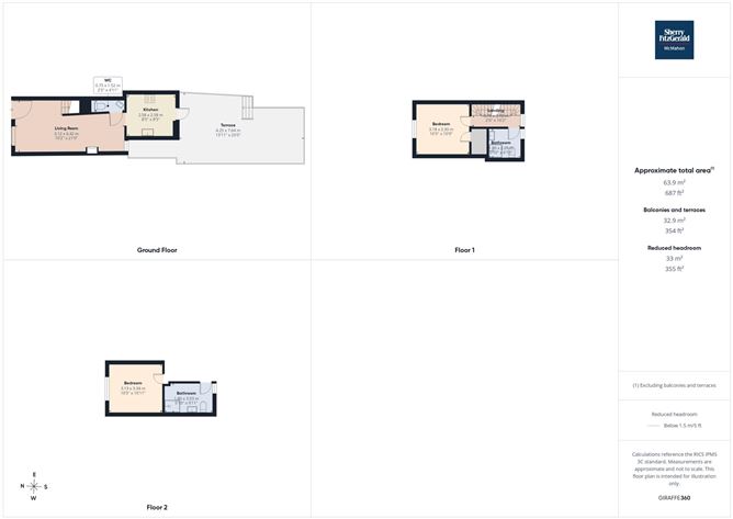 Floor plan — 9 Moore Street, Kilrush, Co. Clare.