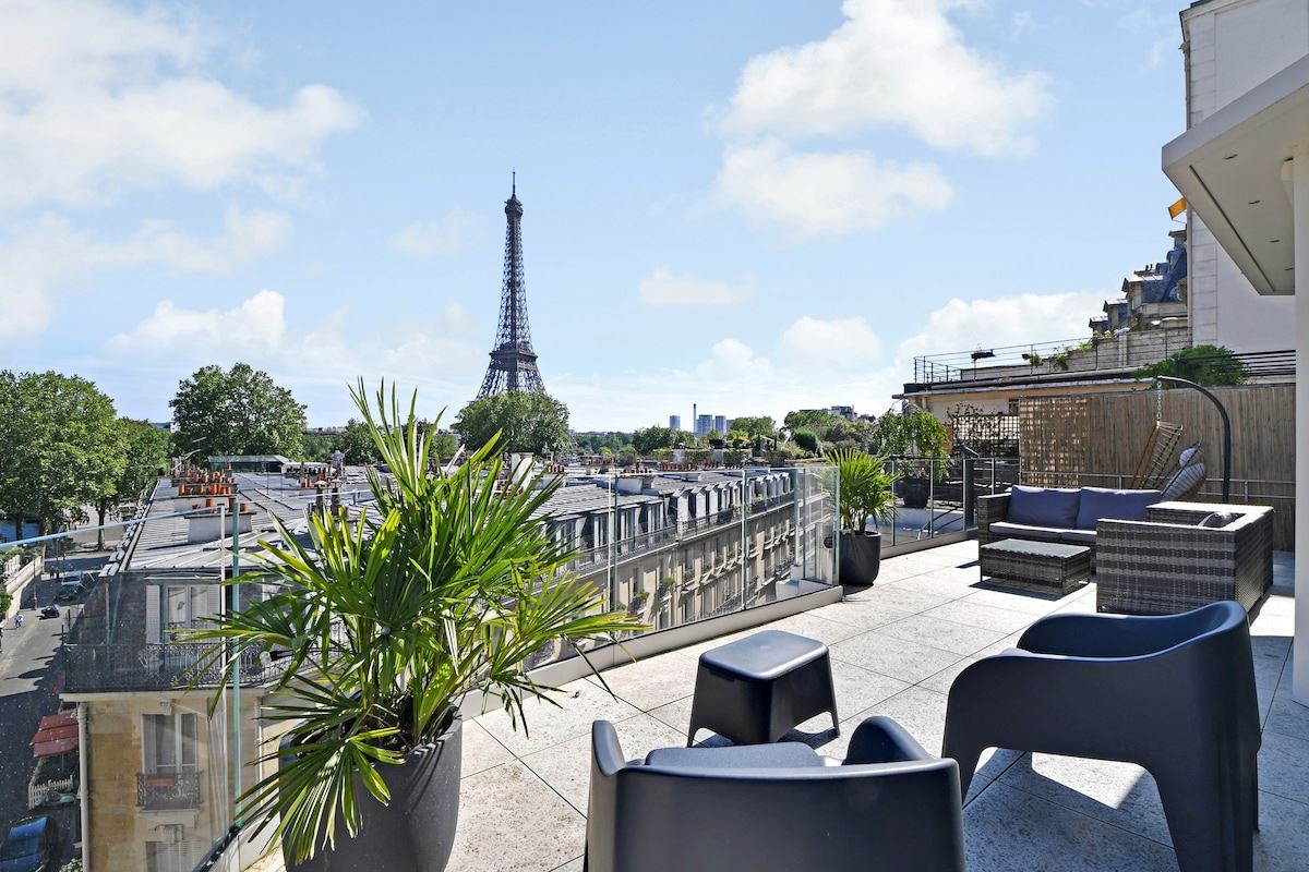 Vue De La Tour Eiffel,Paris,Île-de-France,France