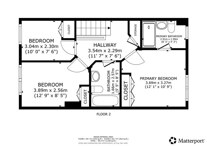 Floor plan — 36 South Bank, Swords, Dublin