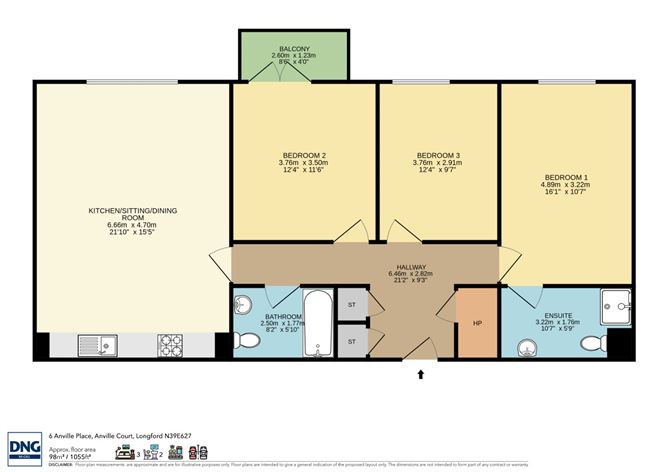 6 Anville Place, Anvil Court, New Street, Longford Town