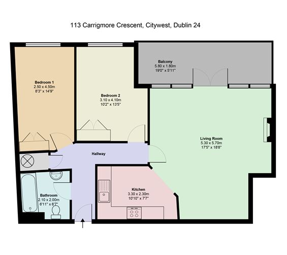 113 Carrigmore Crescent, Saggart, Citywest, Dublin 24