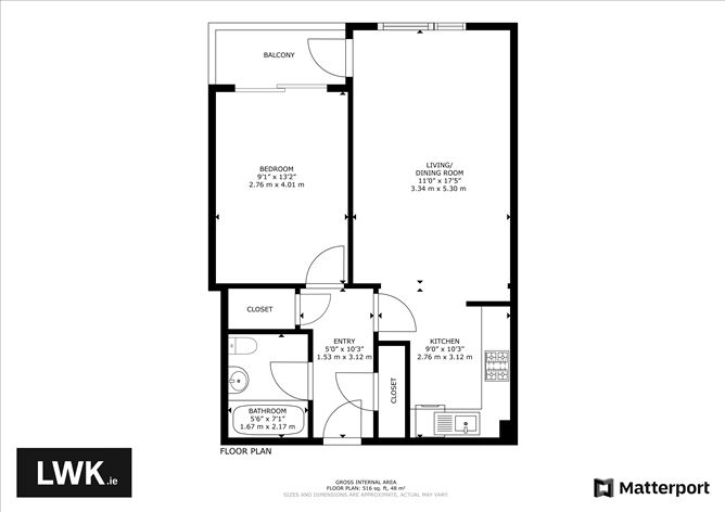 Apartment 8, Block A, Mellowes Quay, Usher Street, Dublin 8, Dublin