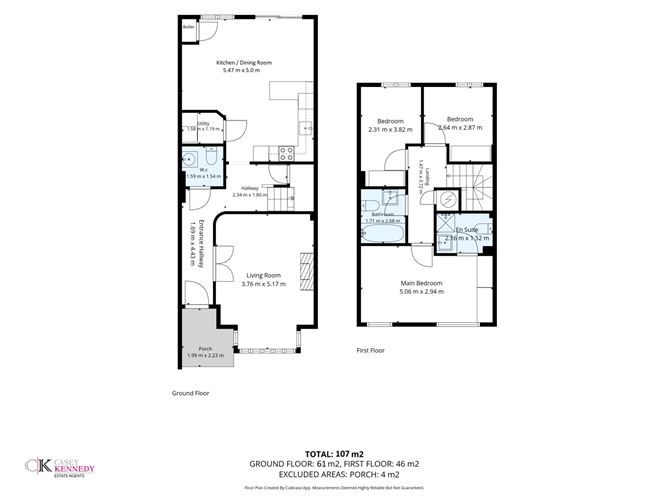 Floor plan — 3 Ballintyre Downs, Ballinteer, Dublin 16